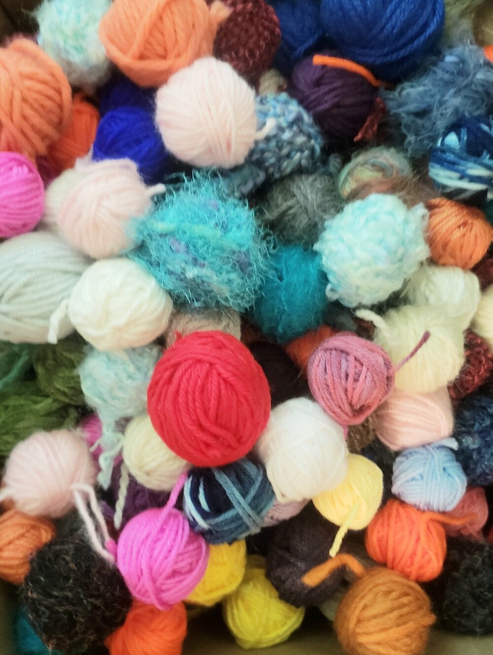 1 Lb Small Balls Acrylic Yarn,worsted Weight For Crochet,craft,knitting